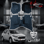 کفپوش چرمی گلدوزی اطلس